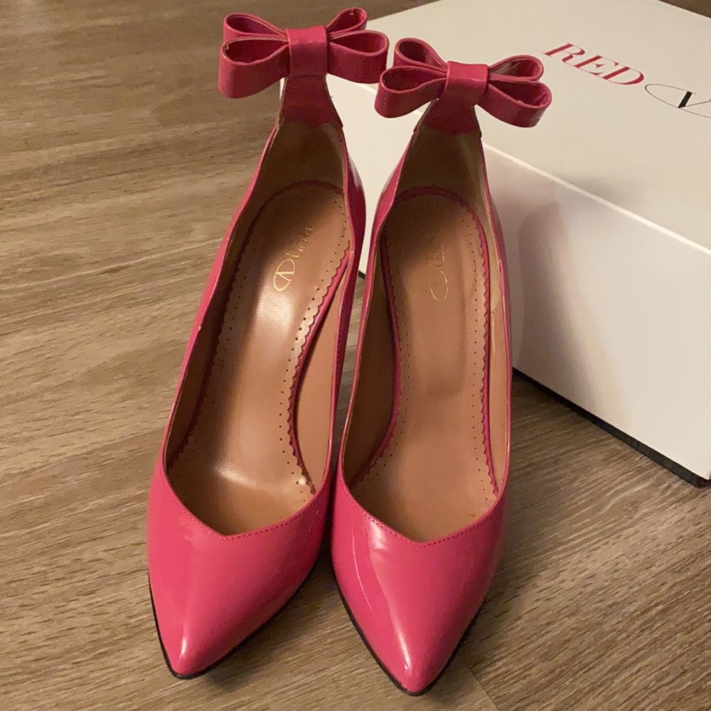 Pink Patent Pumps with Bow 🎀💞